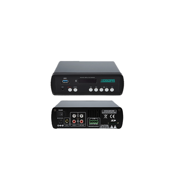 MINI60 2x30W Mini Digital Amplifier with USB & Bluetooth
