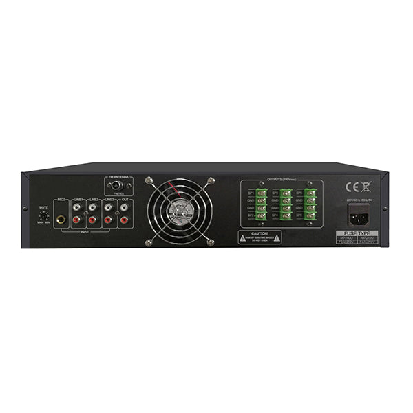 MP212U 120W 6 Zones USB/SD/FM Mixer Amplifier