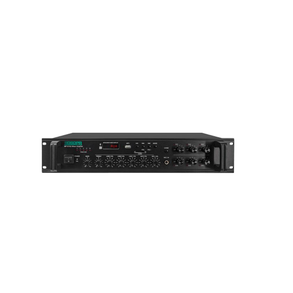 120W 6 Zones Paging and Music Mixer Amplifier with  SD/USB/FM & Individual Volume Control with  Bluetooth