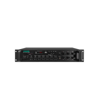 120W 6 Zones Paging and Music Mixer Amplifier with  SD/USB/FM & Individual Volume Control with  Bluetooth