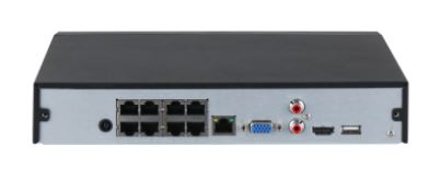 NVR4108HS-8P-4KS3 8CH Compact 1U 8PoE 1HDD Lite Network Video Recorder
