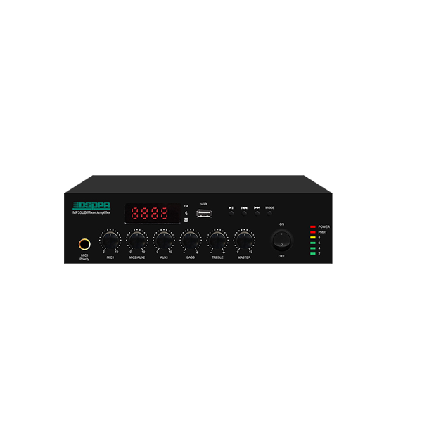 MP60UB_60W Digital Mixer Amplifier with USB, FM & Bluetooth