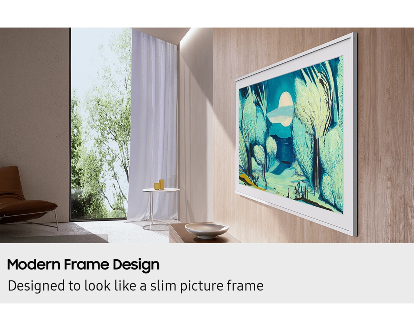Samsung 75" LS03F The Frame QLED Smart Tv_4K, Matt Screen, Art Mode, 2025, 75LS03FA