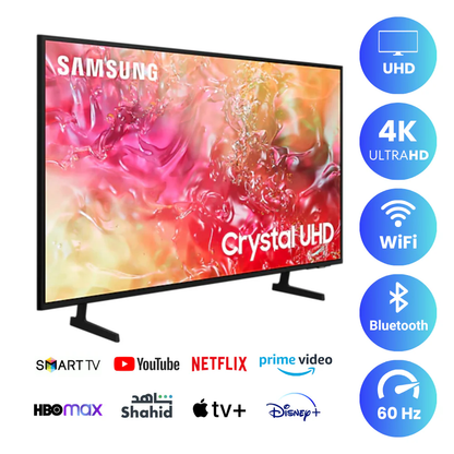 Samsung 65 inch Smart TV - 4K, 65DU7000