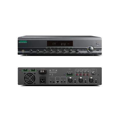 MP600U-250W 2 Zones Integrated Mixer Amplifier with  Remote Paging