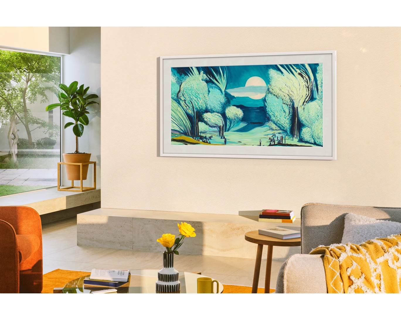 Samsung 75" LS03F The Frame QLED Smart Tv_4K, Matt Screen, Art Mode, 2025, 75LS03FA