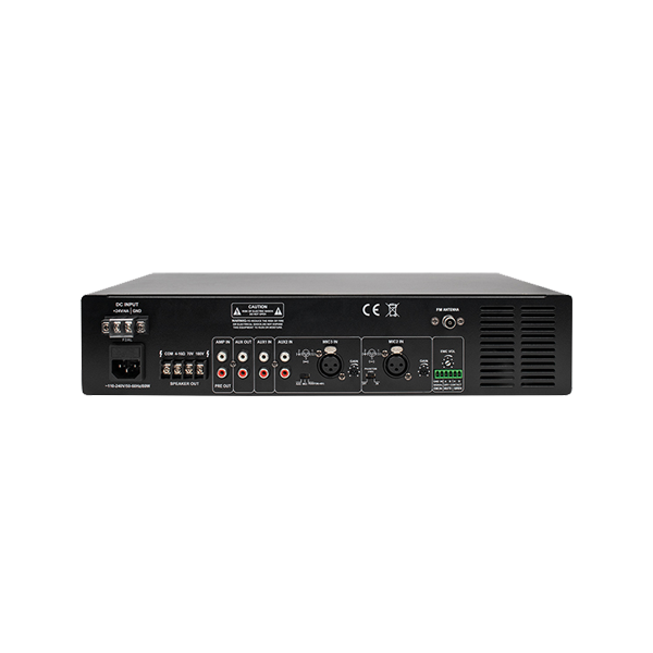 DMA60UB-60W Digital Mixer Amplifier with USB /Bluetooth  /FM/Chime/Siren/4 Mic(With PP and DC24V)