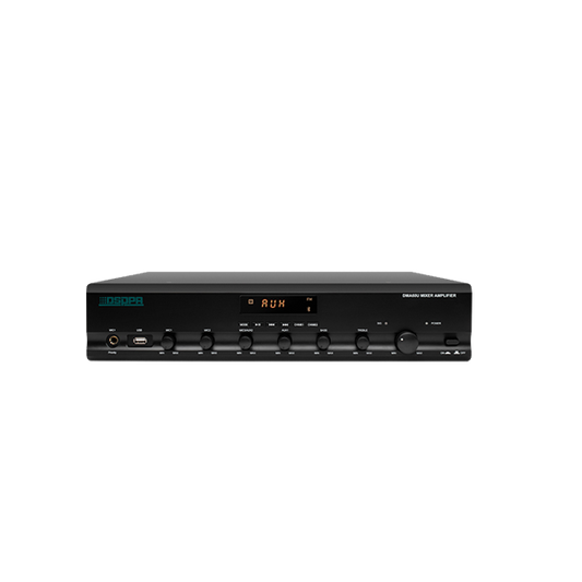 DMA60UB-60W Digital Mixer Amplifier with USB /Bluetooth  /FM/Chime/Siren/4 Mic(With PP and DC24V)