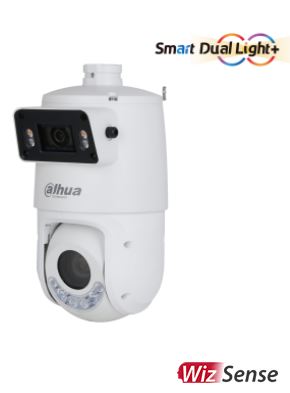 SDT4E425-4F-GB-A-PV1 X-Spans 4MP+4MP 25x TiOC WizSense Network PTZ Camera