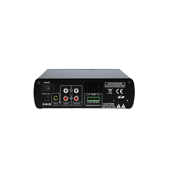 MINI60 2x30W Mini Digital Amplifier with USB & Bluetooth