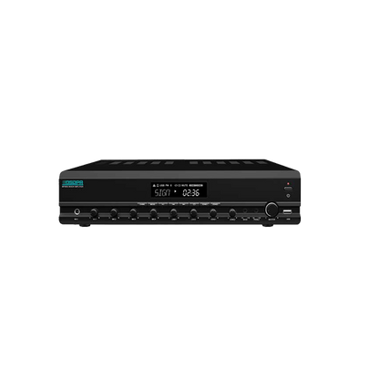 MP1010U-350W 6 Zones Paging and Music Mixer Amplifier with  SD/USB/FM & Individual Volume Control with  Bluetooth