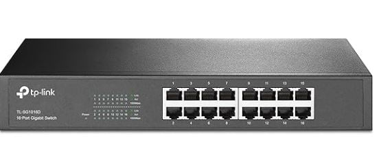 Tp-link TL-SG1016D 16-Port Gigabit Rackmount Switch